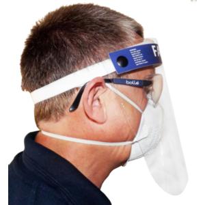 PVI152 Faceshield with elasticated headband and foam pad